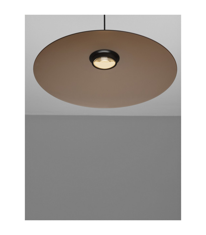 Polifemo Dome Pendant Ceiling Light Mocha Brown Sandy Black LED 17W 1360lm 3000K-8