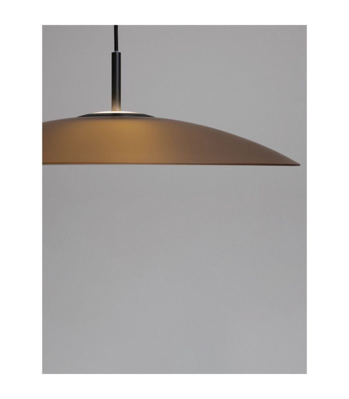 Polifemo Dome Pendant Ceiling Light Mocha Brown Sandy Black LED 17W 1360lm 3000K-9