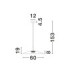 Polifemo Dome Pendant Ceiling Light Mocha Brown Sandy Black LED 17W 1360lm 3000K-10