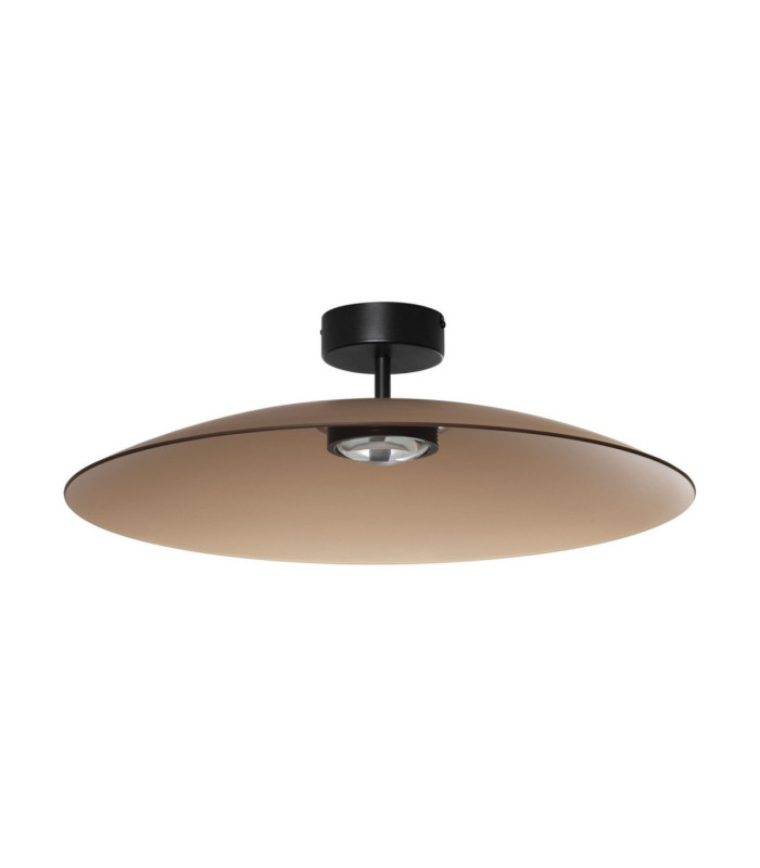 Polifemo Bowl Semi Flush Ceiling Light Mocha Brown Sandy Black LED 17W 1360lm 3000K-1