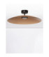 Polifemo Bowl Semi Flush Ceiling Light Mocha Brown Sandy Black LED 17W 1360lm 3000K-3