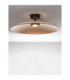 Polifemo Bowl Semi Flush Ceiling Light Mocha Brown Sandy Black LED 17W 1360lm 3000K-4