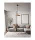 Polifemo Dome Pendant Ceiling Light Mocha Brown Sandy Black LED 12W 1040lm 3000K-2