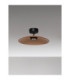 Polifemo Bowl Semi Flush Ceiling Light Mocha Brown Sandy Black LED 12W 1040lm 3000K-3