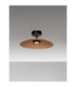 Polifemo Bowl Semi Flush Ceiling Light Mocha Brown Sandy Black LED 12W 1040lm 3000K-4