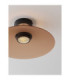 Polifemo Bowl Semi Flush Ceiling Light Mocha Brown Sandy Black LED 12W 1040lm 3000K-6