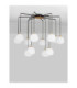 The Egg Cluster Pendant Ceiling Light Glossy Opal Gold Matt Black LED G9 12x5W-3