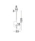 Git Globe Pendant Ceiling Light Opal Gold Matt Black LED G9 3x5W-9