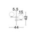 Git Globe Wall Lights Opal Gold Matt Black LED G9 2x5W-7