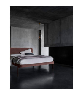Lato 22cm Globe Pendant Ceiling Light Smokey Brass Gold E27 1x12W-2