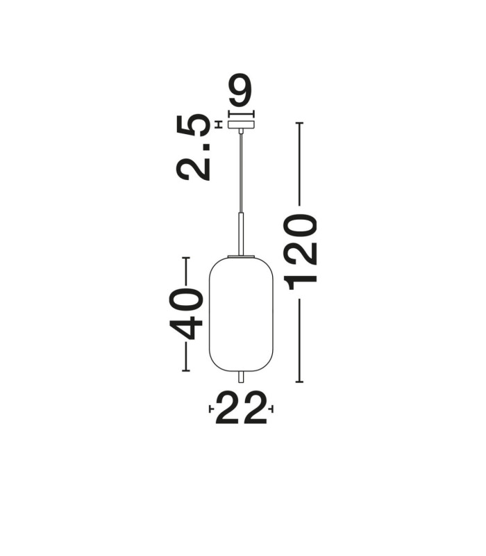 Lato 22cm Globe Pendant Ceiling Light Smokey Brass Gold E27 1x12W-6