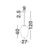 Lato 27cm Globe Pendant Ceiling Light Smokey Brass Gold E27 1x12W-6