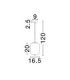 Lato 16.5cm Globe Pendant Ceiling Light Smokey Brass Gold E27 1x5W-7