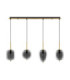 Lato Bar Pendant Ceiling Light Smokey Black E14 4x5W-1