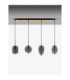 Lato Bar Pendant Ceiling Light Smokey Black E14 4x5W-7