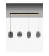 Lato Bar Pendant Ceiling Light Smokey Black E14 4x5W-8