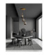 Lato Cluster Pendant Ceiling Light Smokey Black E14 4x5W-2