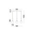 Monet Bar Pendant Ceiling Light Opal Brass Gold E27 3x12W-8