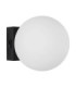 Joline Globe Wall Lights Opal Sandy Black LED 6W 450lm 3200K Switch On/Off-1
