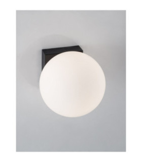 Joline Globe Wall Lights Opal Sandy Black LED 6W 450lm 3200K Switch On/Off-2