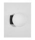 Joline Globe Wall Lights Opal Sandy Black LED 6W 450lm 3200K Switch On/Off-3