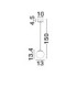 Nuvole Globe Pendant Ceiling Light Opal Sandy Black LED 8W 400lm 3000K-5