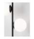 Nuvole Globe Pendant Ceiling Light Opal Sandy Black LED 16W 800lm 3000K-6