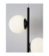 Nuvole Globe Pendant Ceiling Light Opal Sandy Black LED 16W 800lm 3000K-7