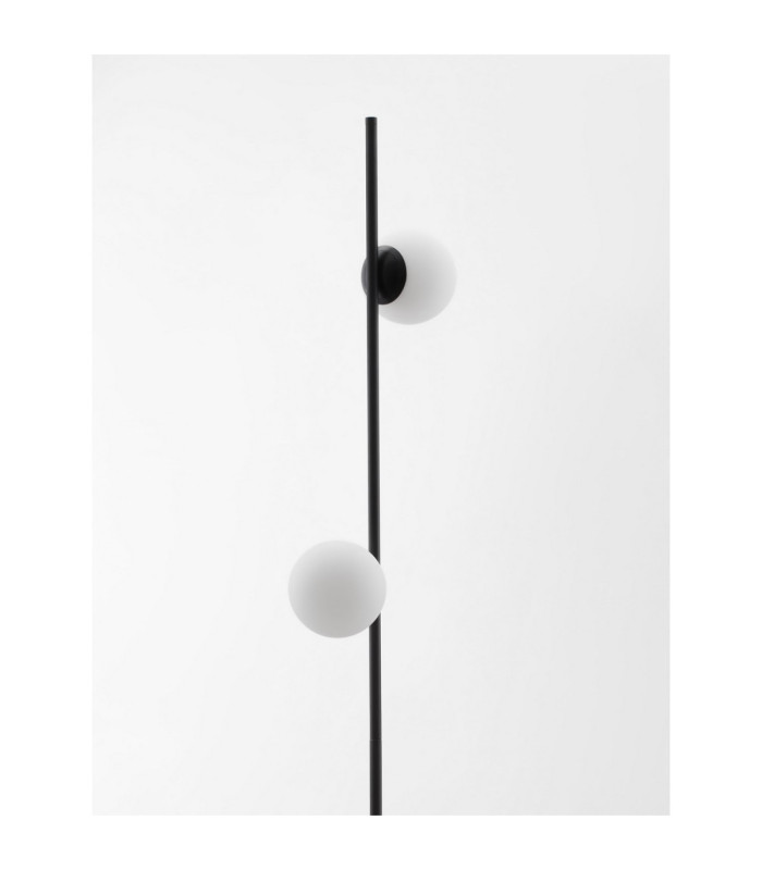 Nuvole Multi Arm Floor Lamp Opal Sandy Black LED 16W 800lm 3000K Switch On/Off-5