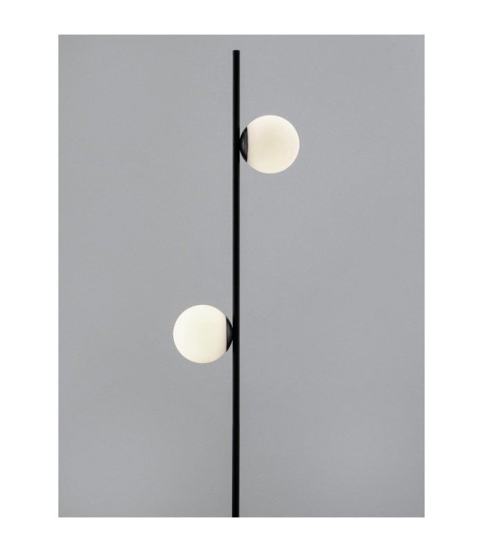Nuvole Multi Arm Floor Lamp Opal Sandy Black LED 16W 800lm 3000K Switch On/Off-6