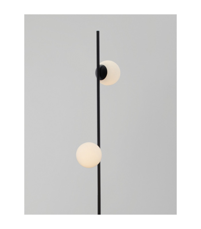 Nuvole Multi Arm Floor Lamp Opal Sandy Black LED 16W 800lm 3000K Switch On/Off-7