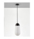Blaky Globe Pendant Ceiling Light Opal Matt Black E14 1x5W-3