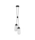 Blaky Cluster Pendant Ceiling Light Opal Matt Black E14 2x5W-1