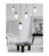 Blaky Cluster Pendant Ceiling Light Opal Matt Black E14 5x5W-2