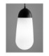 Blaky Cluster Pendant Ceiling Light Opal Matt Black E14 5x5W-5