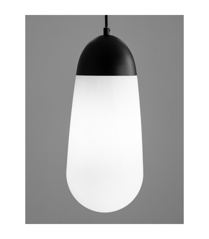 Blaky Cluster Pendant Ceiling Light Opal Matt Black E14 5x5W-5