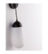 Blaky Globe Wall Lights Opal Matt Black E14 1x5W-6