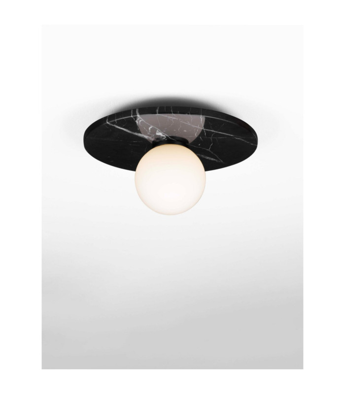 Idor Globe Ceiling Light Opal Black LED G9 1x5W-4