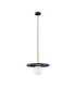 Idor Globe Pendant Ceiling Light Opal Sandy Black LED G9 1x5W-1