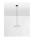 Idor Globe Pendant Ceiling Light Opal White Sandy Black LED G9 1x5W-3