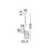 Allen Globe Pendant Ceiling Light Milky White Structured Matt Gold E14 3x5W-7