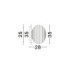 Allen Globe Wall Lights Milky White Structured Matt Gold E27 1x12W-6