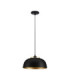 Sqube Dome Pendant Ceiling Light Sandy Black Gold E27 1x12W-1