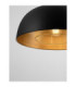 Sqube Dome Pendant Ceiling Light Sandy Black Gold E27 1x12W-7