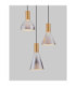 Voi Cluster Pendant Ceiling Light Smokey Brass Gold Triac Dimmable LED 24W 720lm 3000K-5