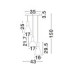 Voi Cluster Pendant Ceiling Light Smokey Brass Gold Triac Dimmable LED 24W 720lm 3000K-6