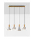 Voi Bar Pendant Ceiling Light Smokey Brass Gold Triac Dimmable LED 32W 960lm 3000K-4