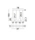 Voi Bar Pendant Ceiling Light Smokey Brass Gold Triac Dimmable LED 32W 960lm 3000K-6