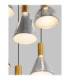 Voi Cluster Pendant Ceiling Light Smokey Brass Gold Triac Dimmable LED 48W 1440lm 3000K-5