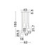 Voi Cluster Pendant Ceiling Light Smokey Brass Gold Triac Dimmable LED 48W 1440lm 3000K-7
